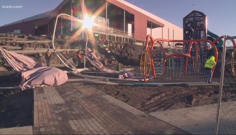 The city of Spokane is making progress in repairing butterflies in Riverfront Park

