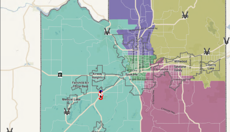 Spokane County redistribution of maps released due to mixed reactions

