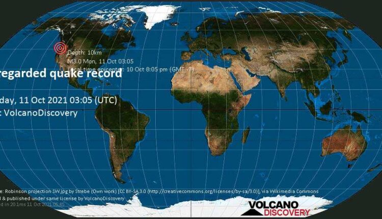 Reported seismic-like event (likely no quake): 0.7 mi east of Portland, Multnomah County, Oregon, USA, Oct 10, 2021 8:05 pm (GMT -7)