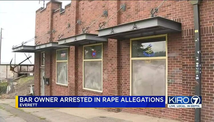 Everett bar owner arrested in rape allegations – KIRO 7 News Seattle