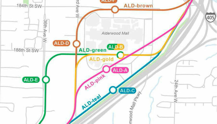 Where should Everett Link light rail line and stations go?
