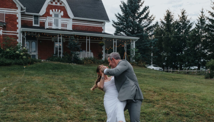 This Toronto couple bought a $1.1-million 19th-century farmhouse in Everett. A few months later, they got married on the property