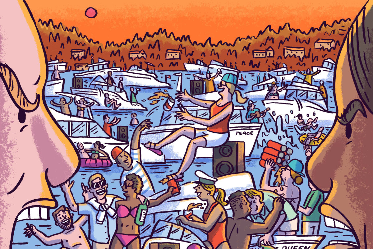 Andrews Bay Is Seattle's Top Boat Party Spot and a Nextdoor Nightmare