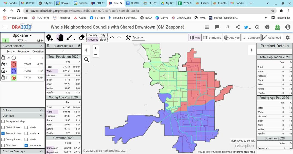 Ethical question raised about Spokane's council redistricting process |  Washington
